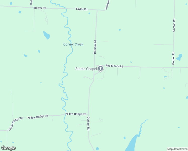 map of restaurants, bars, coffee shops, grocery stores, and more near 2044 Durham Road in Whitewright