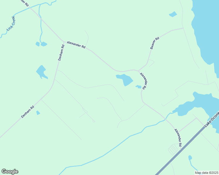 map of restaurants, bars, coffee shops, grocery stores, and more near 174 Alexander Lakes Drive in Eatonton