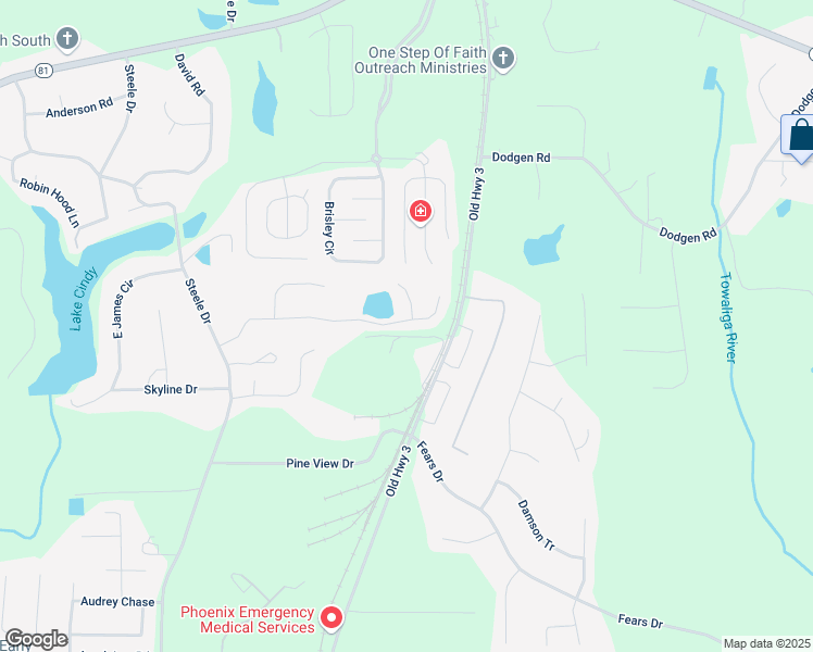 map of restaurants, bars, coffee shops, grocery stores, and more near 224 Makenna Drive in Hampton