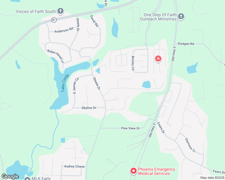 map of restaurants, bars, coffee shops, grocery stores, and more near 126 Makenna Drive in Hampton