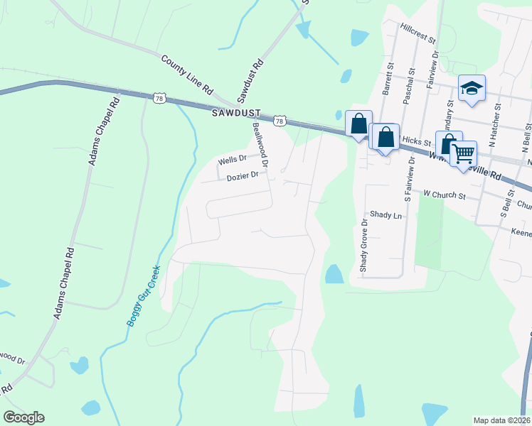 map of restaurants, bars, coffee shops, grocery stores, and more near 139 Beallwood Drive in Harlem