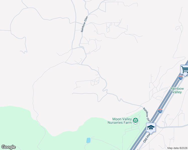 map of restaurants, bars, coffee shops, grocery stores, and more near 1996 Rainbow Glen in Fallbrook