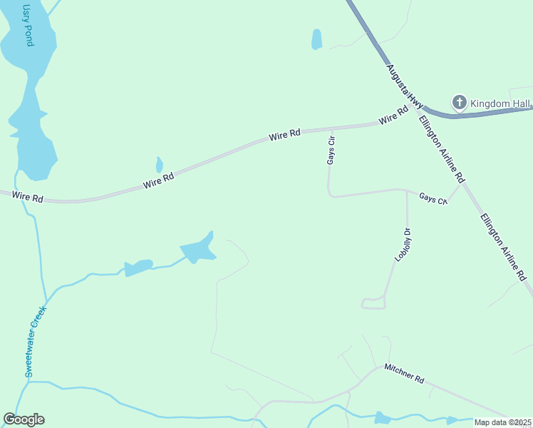 map of restaurants, bars, coffee shops, grocery stores, and more near 2713 Gays Circle in Dearing