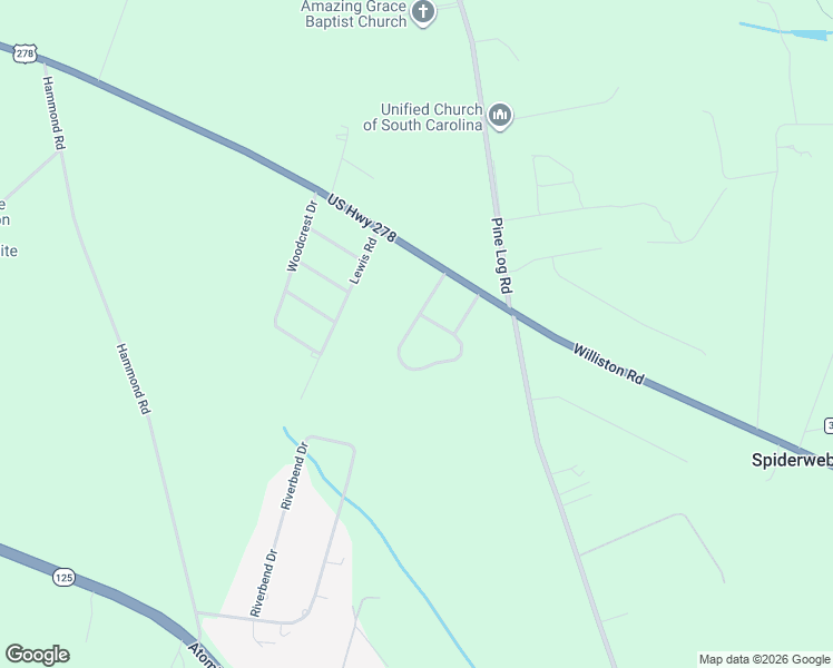 map of restaurants, bars, coffee shops, grocery stores, and more near 1612 Tavelle Plantation Drive in Beech Island