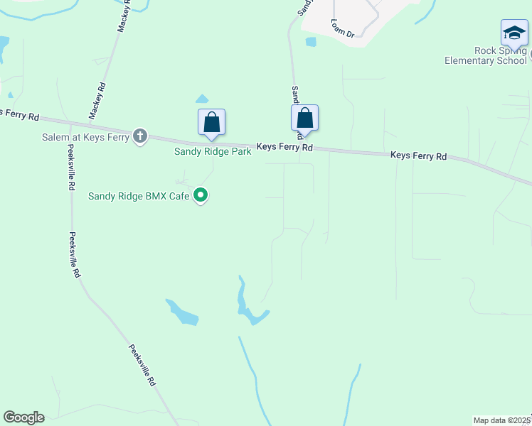 map of restaurants, bars, coffee shops, grocery stores, and more near 305 Anise Court in McDonough