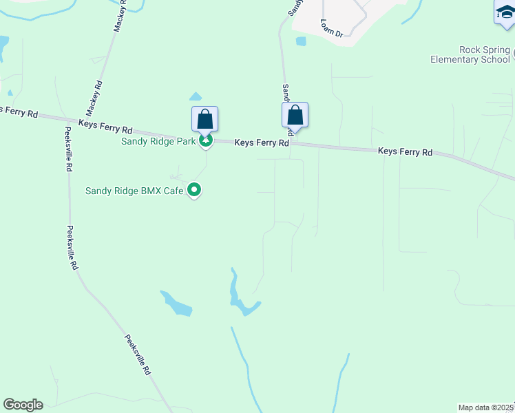 map of restaurants, bars, coffee shops, grocery stores, and more near 305 Anise Court in McDonough