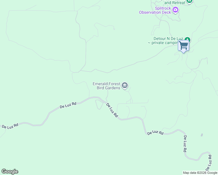 map of restaurants, bars, coffee shops, grocery stores, and more near 38149 De Luz Road in Fallbrook