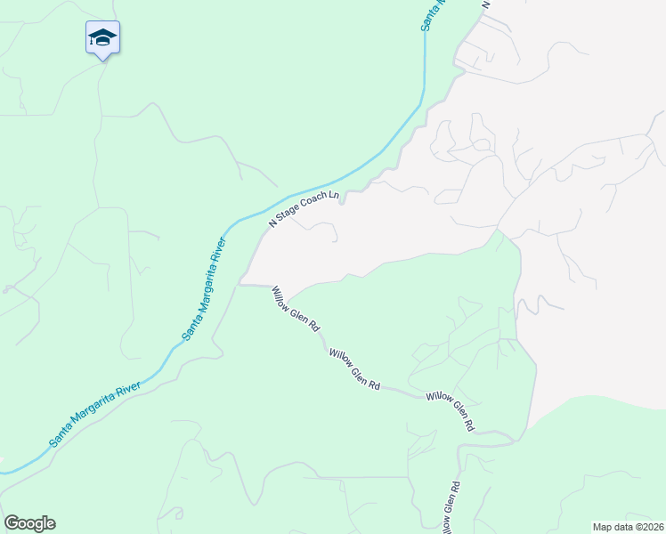 map of restaurants, bars, coffee shops, grocery stores, and more near 2670 Vista Del Rio in Fallbrook