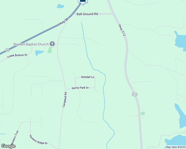 map of restaurants, bars, coffee shops, grocery stores, and more near 95 Kendall Lane in Covington