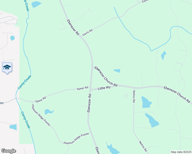 map of restaurants, bars, coffee shops, grocery stores, and more near 468 Ebenezer Road in Fayetteville