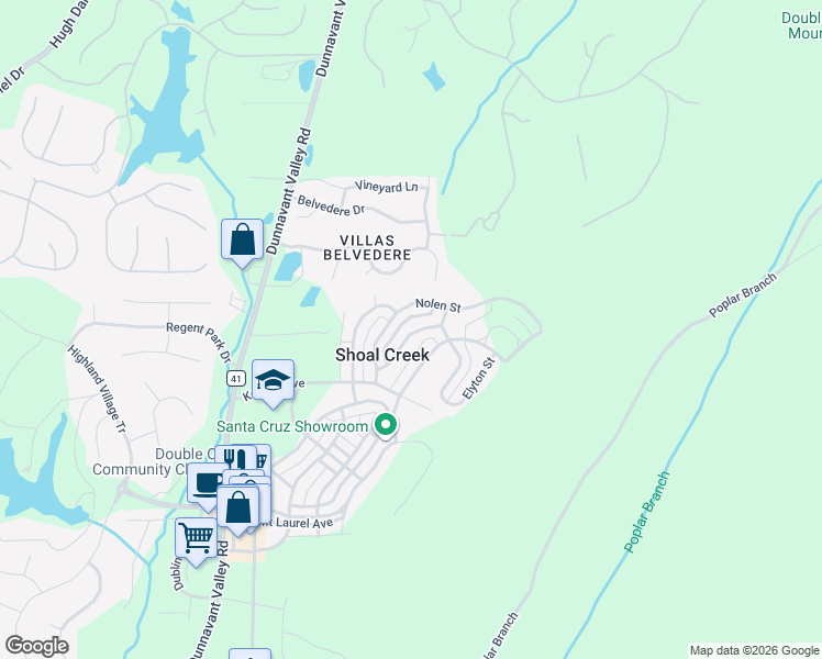 map of restaurants, bars, coffee shops, grocery stores, and more near 116 Perry Place in Birmingham