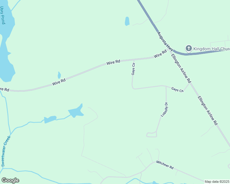 map of restaurants, bars, coffee shops, grocery stores, and more near 2713 Gays Circle in Dearing