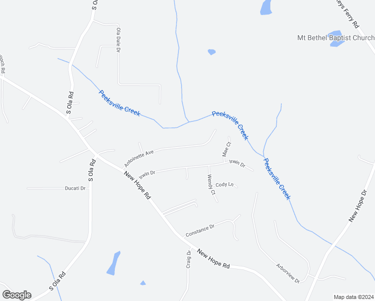 map of restaurants, bars, coffee shops, grocery stores, and more near 132 Antoinette Avenue in McDonough