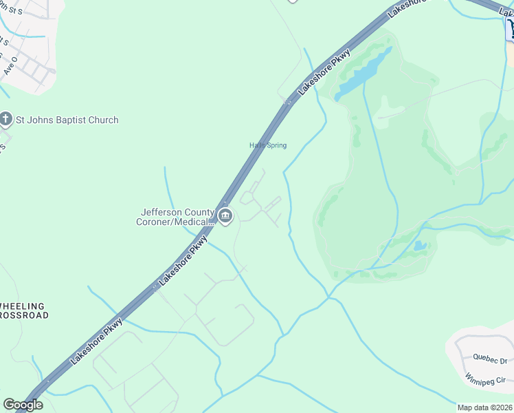 map of restaurants, bars, coffee shops, grocery stores, and more near 101 Leaf Lake Boulevard in Birmingham