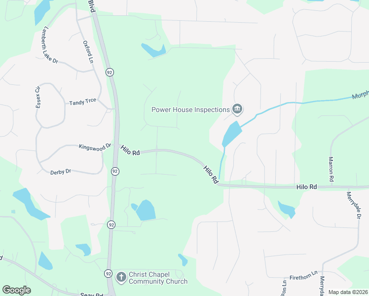 map of restaurants, bars, coffee shops, grocery stores, and more near 166 Hilo Road in Fayetteville