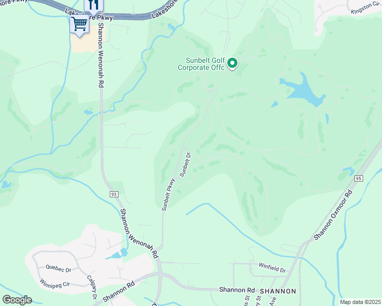 map of restaurants, bars, coffee shops, grocery stores, and more near 453 Sunbelt Drive in Bessemer