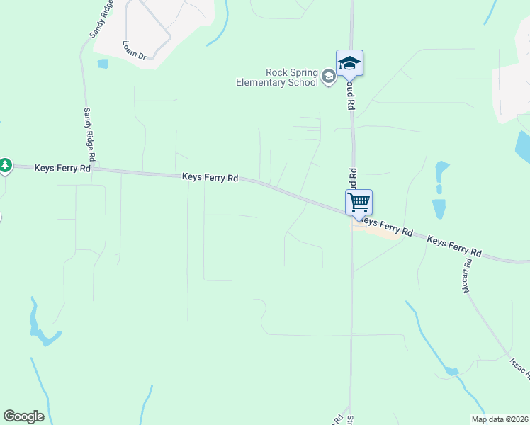map of restaurants, bars, coffee shops, grocery stores, and more near 231 Calli Court in McDonough