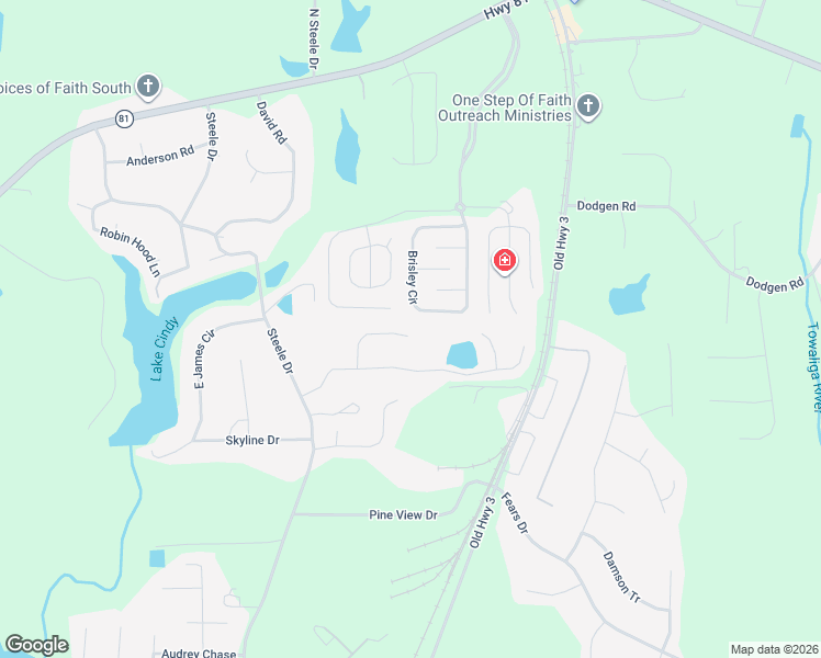 map of restaurants, bars, coffee shops, grocery stores, and more near 451 Pearson Circle in Hampton