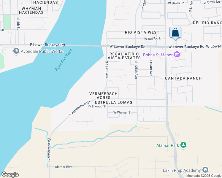 map of restaurants, bars, coffee shops, grocery stores, and more near 12643 West Superior Street in Avondale