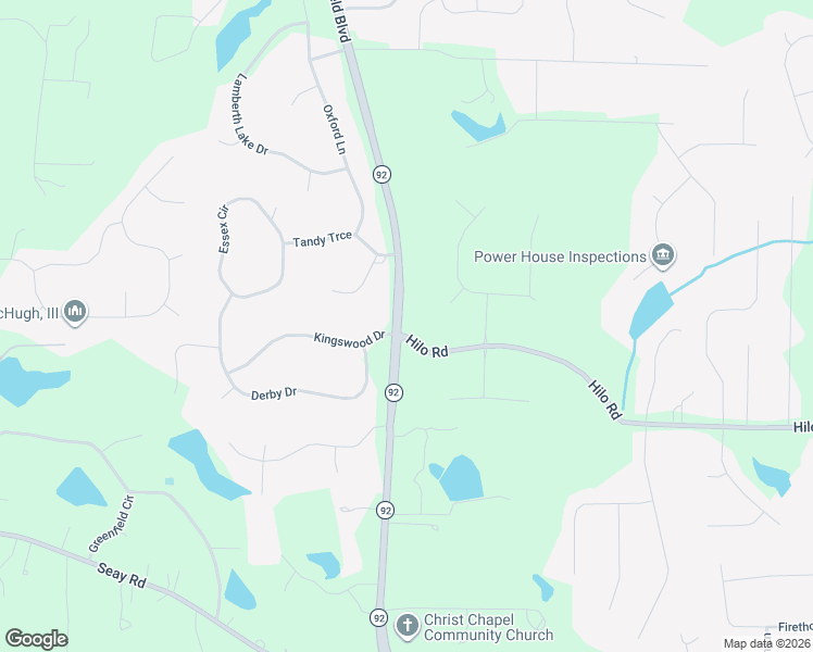 map of restaurants, bars, coffee shops, grocery stores, and more near 1002 Highway 92 in Fayetteville