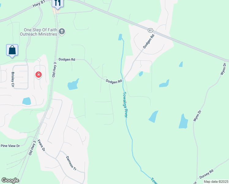 map of restaurants, bars, coffee shops, grocery stores, and more near 112 Dodgen Place Drive in Hampton