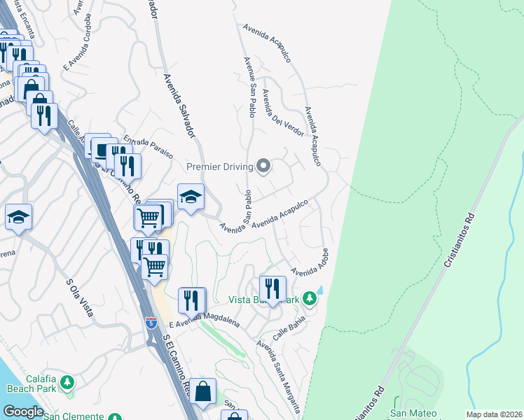 map of restaurants, bars, coffee shops, grocery stores, and more near 6642 Carnelian Street in Rancho Cucamonga