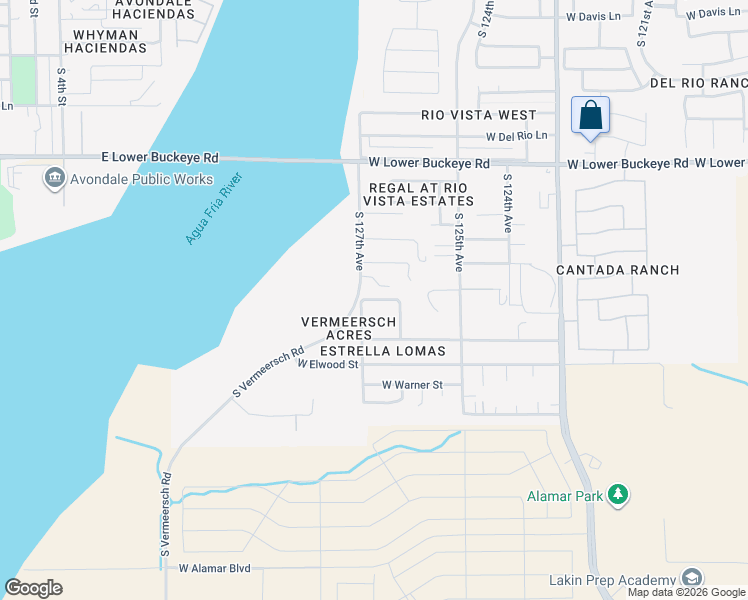 map of restaurants, bars, coffee shops, grocery stores, and more near 12642 West Superior Street in Avondale