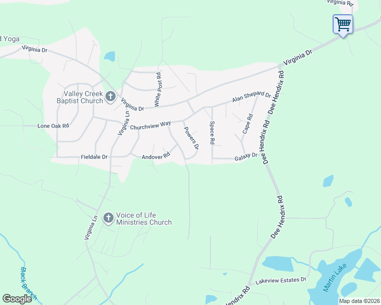 map of restaurants, bars, coffee shops, grocery stores, and more near 2004 Powers Dr in Hueytown