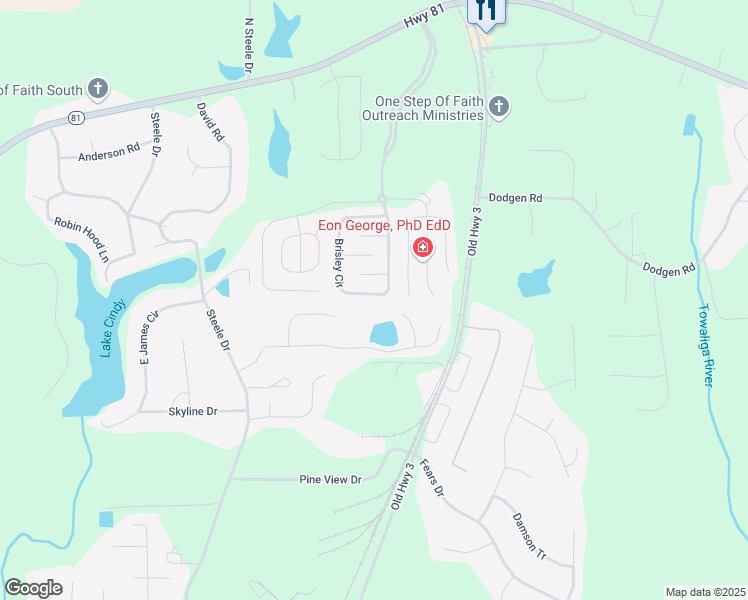 map of restaurants, bars, coffee shops, grocery stores, and more near 916 Brisley Circle in Hampton