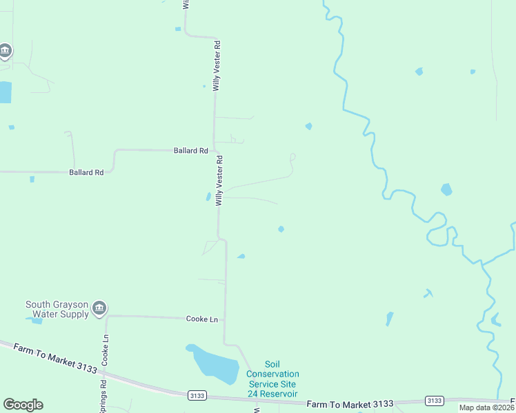 map of restaurants, bars, coffee shops, grocery stores, and more near 1000 Willy Vester Road in Van Alstyne