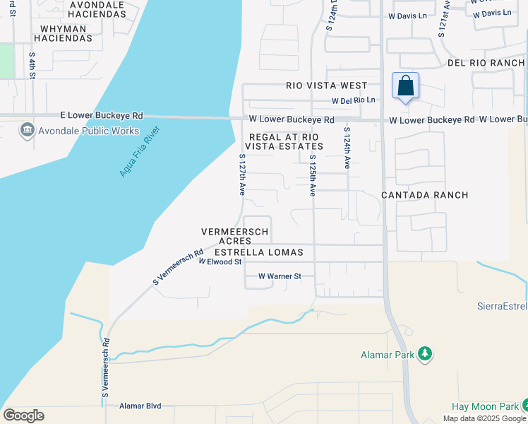 map of restaurants, bars, coffee shops, grocery stores, and more near 12626 West Superior Street in Avondale