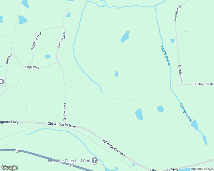 map of restaurants, bars, coffee shops, grocery stores, and more near 5945 Huntington Drive in Grovetown