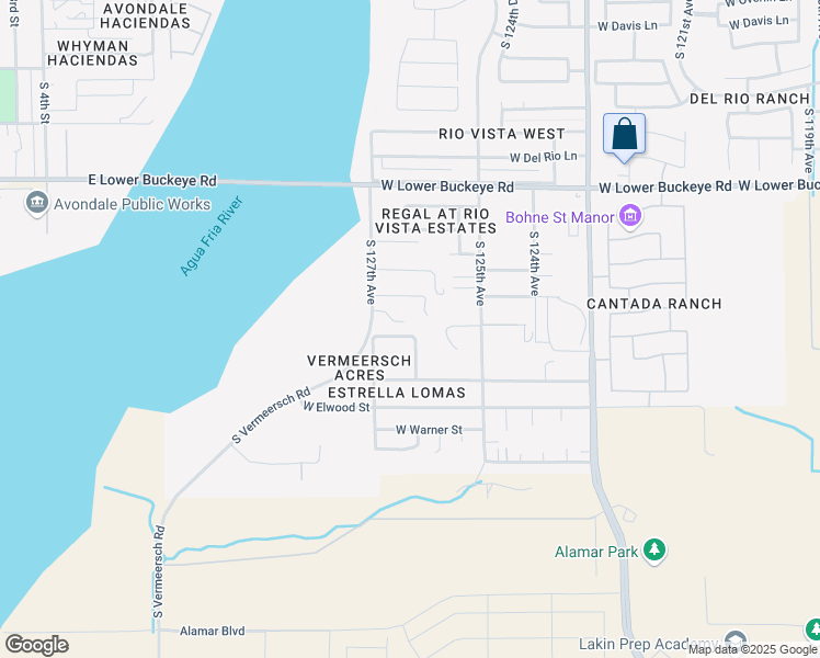 map of restaurants, bars, coffee shops, grocery stores, and more near 12622 West Superior Street in Avondale