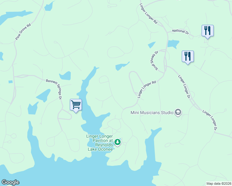 map of restaurants, bars, coffee shops, grocery stores, and more near 1041 Crackers Neck Road in Greensboro
