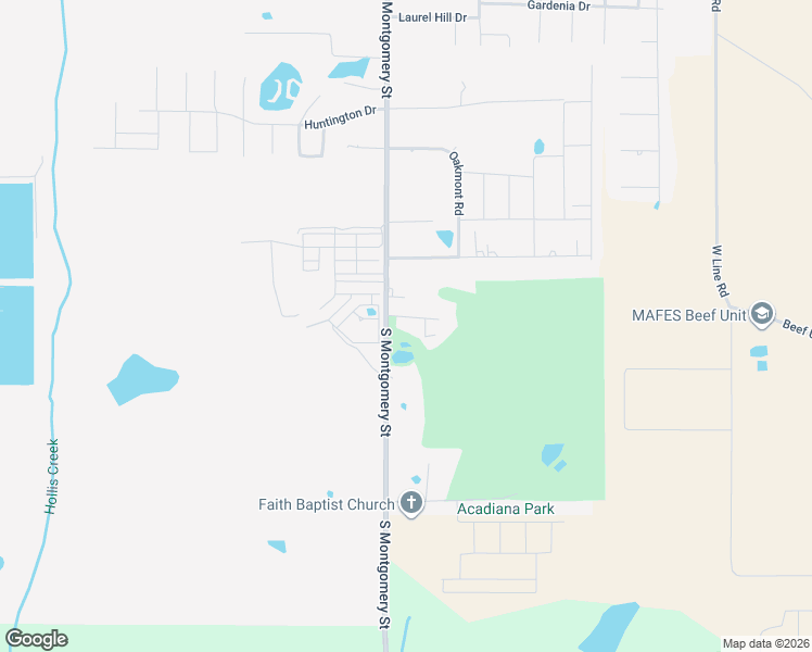 map of restaurants, bars, coffee shops, grocery stores, and more near 1982-1998 South Montgomery Street in Starkville
