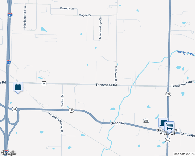 map of restaurants, bars, coffee shops, grocery stores, and more near 14 Morning Drive in Texarkana