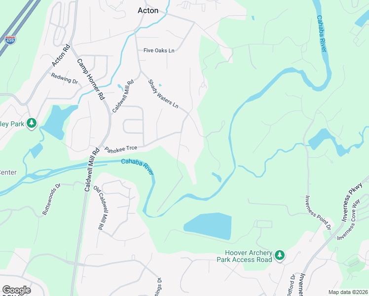 map of restaurants, bars, coffee shops, grocery stores, and more near 4811 Rustlewood Way in Birmingham