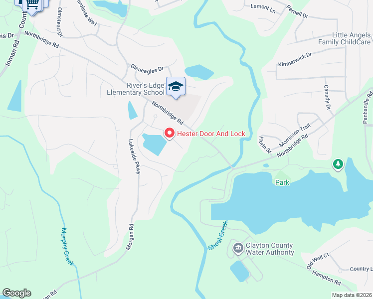 map of restaurants, bars, coffee shops, grocery stores, and more near 157 Olympic Drive in Fayetteville