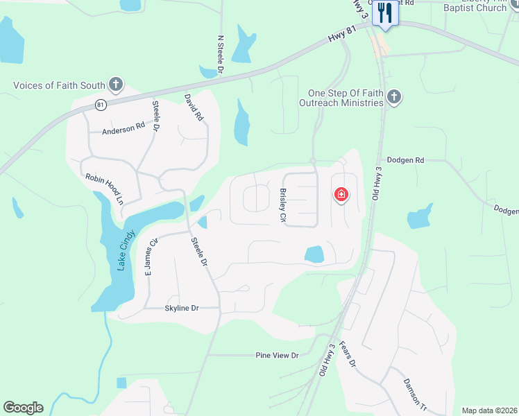 map of restaurants, bars, coffee shops, grocery stores, and more near 563 Gonzaga Circle in Hampton