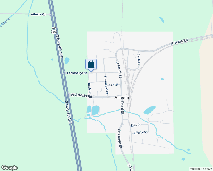 map of restaurants, bars, coffee shops, grocery stores, and more near 100 Lee Street in Artesia