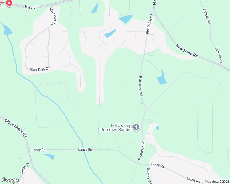 map of restaurants, bars, coffee shops, grocery stores, and more near 117 Amandas Way in McDonough