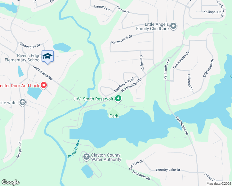 map of restaurants, bars, coffee shops, grocery stores, and more near 226 Morrisson Trail in Hampton