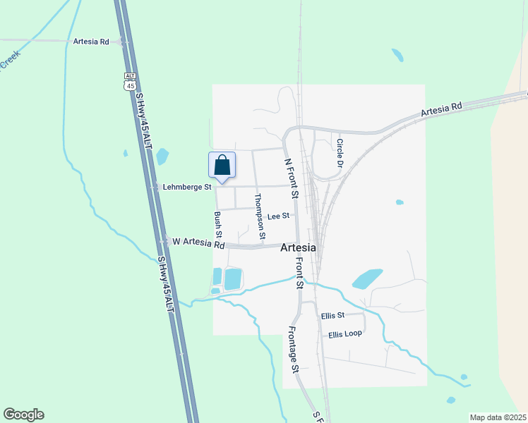 map of restaurants, bars, coffee shops, grocery stores, and more near 100-102 Lee Street in Artesia
