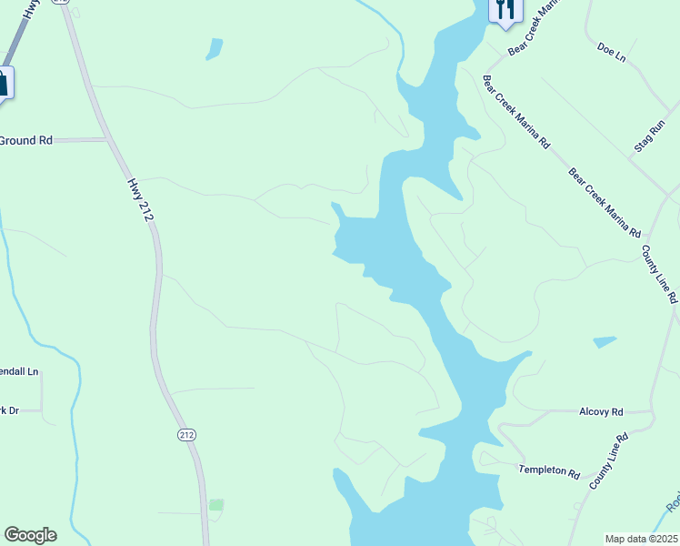 map of restaurants, bars, coffee shops, grocery stores, and more near 590 Yancey Circle in Covington