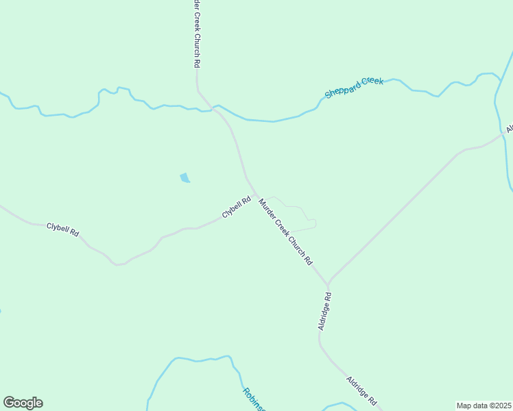 map of restaurants, bars, coffee shops, grocery stores, and more near 401 Murder Creek Church Road in Monticello