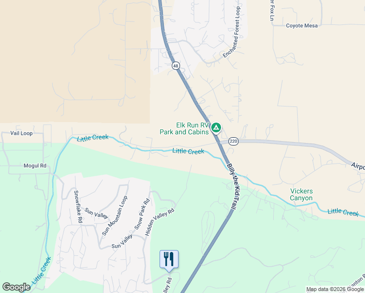 map of restaurants, bars, coffee shops, grocery stores, and more near Gray Fox Lane in Alto