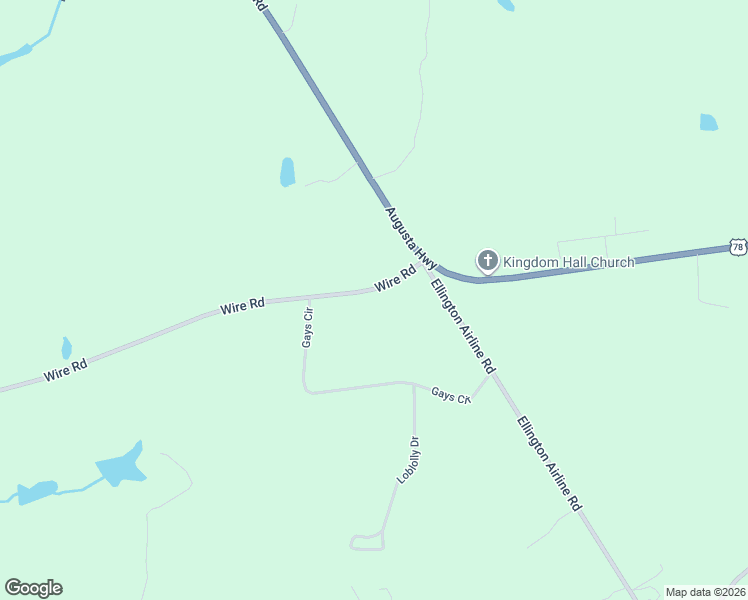 map of restaurants, bars, coffee shops, grocery stores, and more near 3752-3898 Wire Road in Dearing