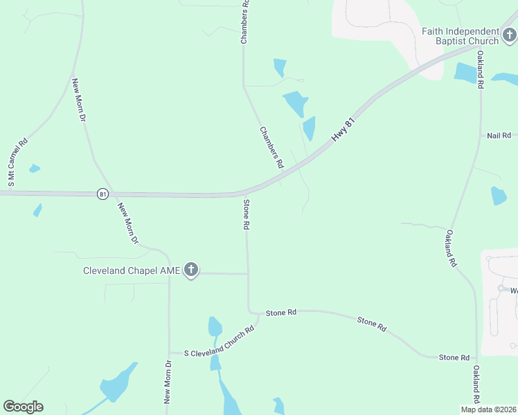 map of restaurants, bars, coffee shops, grocery stores, and more near 1645 Highway 81 in McDonough