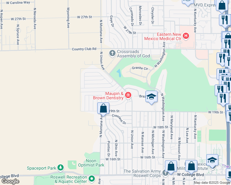 map of restaurants, bars, coffee shops, grocery stores, and more near 1211 Karabella Way in Roswell