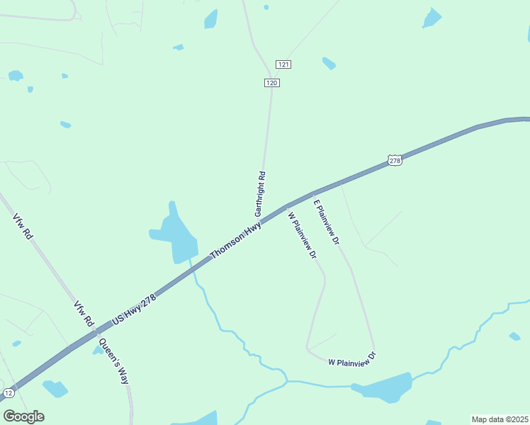 map of restaurants, bars, coffee shops, grocery stores, and more near 1841 Thomson Highway in Warrenton